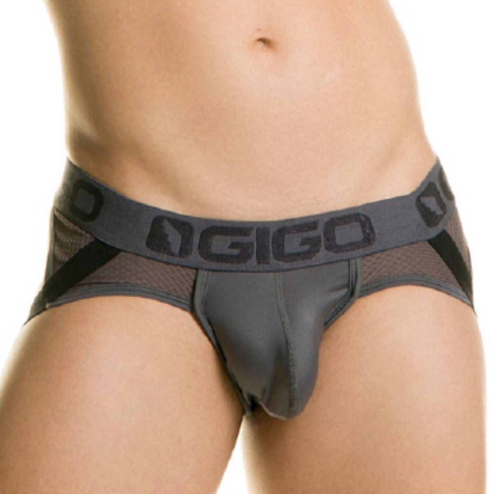 GIGO DIVERSITY GRAY BRIEF JOCK - Picture 5 of 7